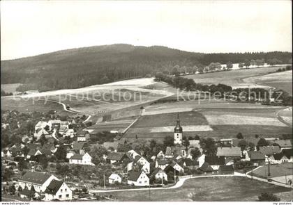 Sosa Erzgebirge Ortsansicht mit Kirche
