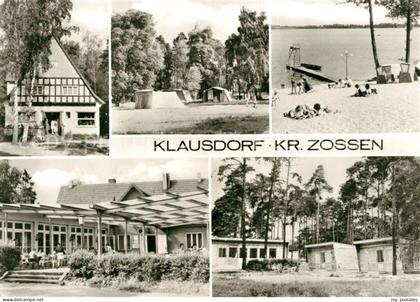 Klausdorf Mellensee Gaststaette Campingplatz Badestrand Bungalows