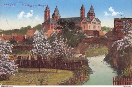 Speyer Rhein Riegel und Dom Kat. Speyer