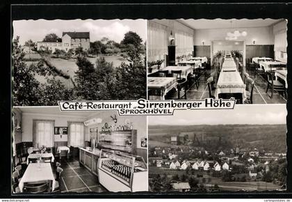 AK Sprockhövel, Cafe-Restaurant Sirrenberger Höhe G. Stracke, Gesamtansicht