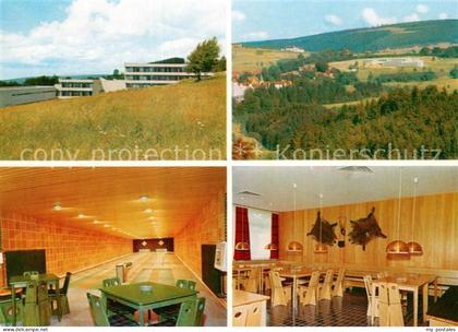 St Andreasberg Harz Ferienhotel St Andreasberg Kegelbahn Gaststube Panorama