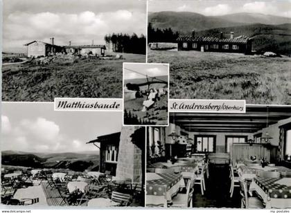 St Andreasberg Harz St Andreasberg Gasthaus Matthiasbaude