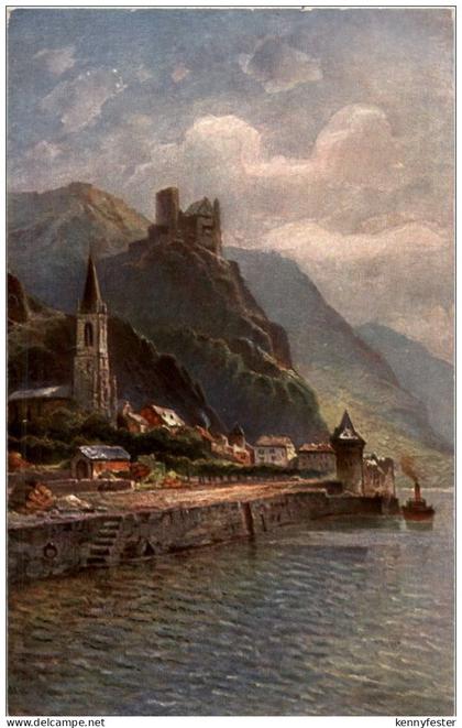 Burg Katz - Künstlerkarte