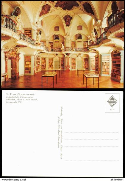St. Peter (Hochschwarzwald)   Priesterseminar Bibliothek Peter Thumb, 1980
