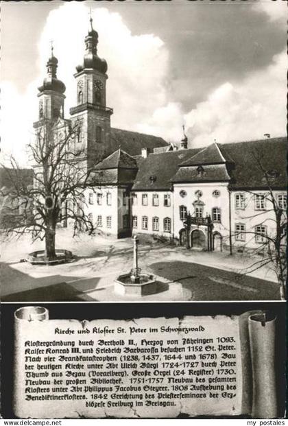 St Peter Schwarzwald Kirche und Kloster St Peter