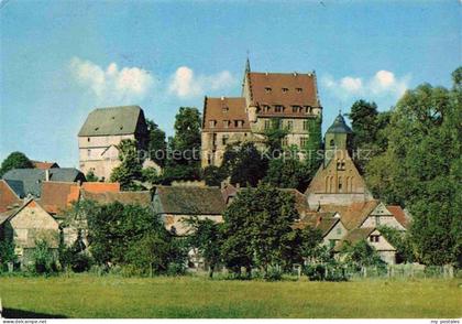 Schweinsberg Stadtallendorf Hessen Schloss Burg Kirchturm Altstadt Huegel Fachwe