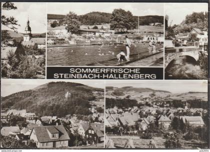 Sommerfrische STEINBACH-HALLENBERG - MBK -  gelaufen 1978  ( AK 7125 )
