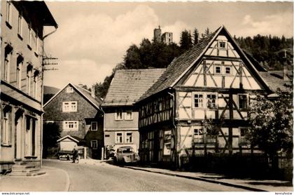 Steinbach-Hallenberg/Thür. - Blick zur Hallenburg