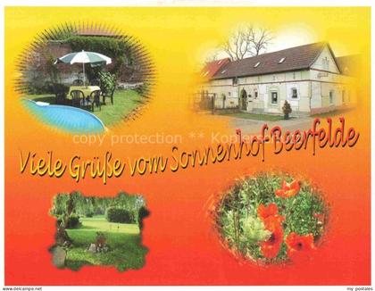 Beerfelde Steinhoefel Fuerstenwalde Brandenburg Sonnenhof Pension Garten Pool Ge