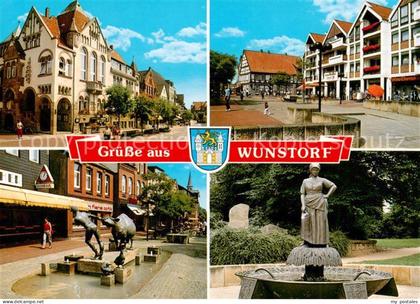 Wunstorf Strassenpartien Ortsmotive Brunnen