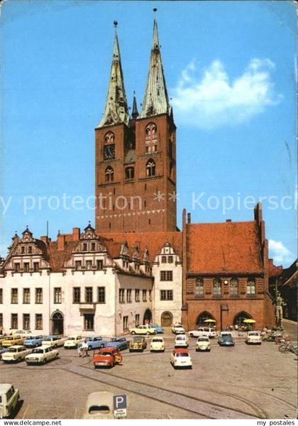 Stendal Marktplatz Marienkirche