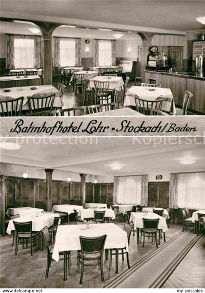 Stockach Baden KONSTANZ BW Bahnhofshotel Lohr Gastraeume