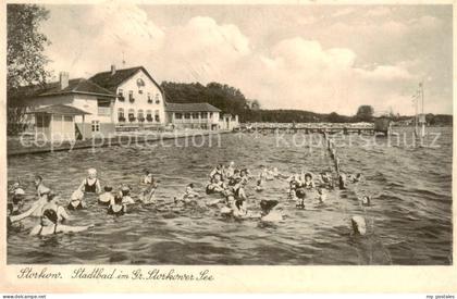 Storkow Mark Stadtbad im Grossen Storkower See