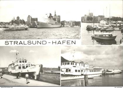 Stralsund Mecklenburg Vorpommern Stralsund Hafen Schiffe