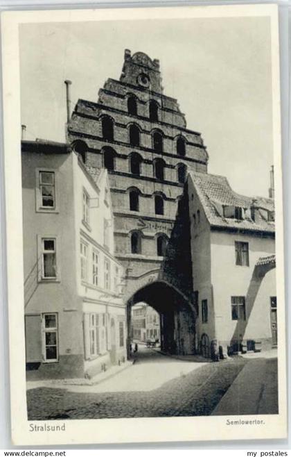 Stralsund Mecklenburg Vorpommern Stralsund Semlowertor