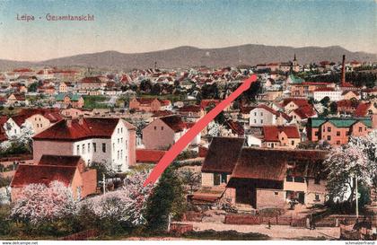 AK Böhmisch Leipa Ceska Lipa a Schaßlowitz Dobern Niederliebich Klein Eicha Hermsdorf Jägersdorf Manisch Wolfsthal Harzt
