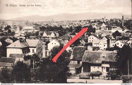 AK Böhmisch Leipa Ceska Lipa Horka Dobern Hermsdorf Jägersdorf Wolfsthal Aschendorf Pießnig Leskenthal Schießnig Robitz