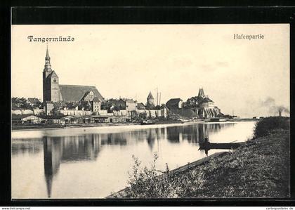 AK Tangermünde, Hafenbild