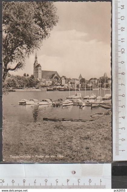 Tangermünde Partie an der Elbe  nicht gelaufen (AK 1925 )