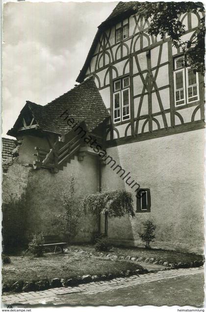 Tauberbischofsheim - An der Stadtmauer- Foto-Ansichtskarte