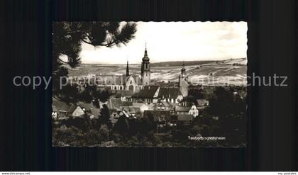 Tauberbischofsheim Teilansicht Kirche