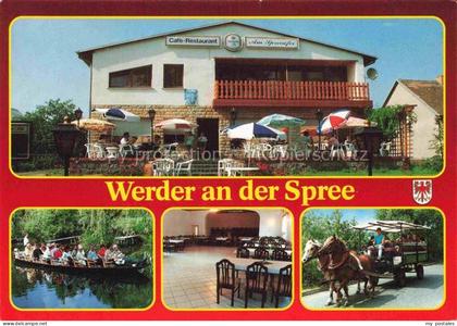 Werder Spree Tauche Beeskow Brandenburg Café-Restaurant Am-Spreeufer Kahnfahrt K