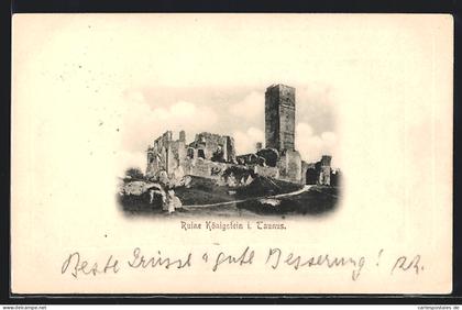 AK Königstein i. Taunus, Ruine Königstein