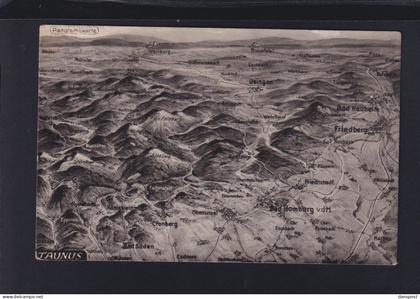 Dt. Reich AK Taunus Panorama