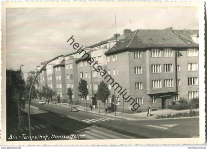 Berlin-Tempelhof - Manteuffelstrasse - Foto-Ansichtskarte Großformat - Handabzug - Verlag Bruno Schroeter Berlin
