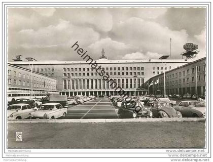 Berlin - Zentral-Flughafen - Haupteingang - Foto-AK Grossformat