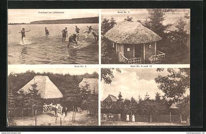 AK Ahrensdorf / Templin, Neu-Afrika, Freibad