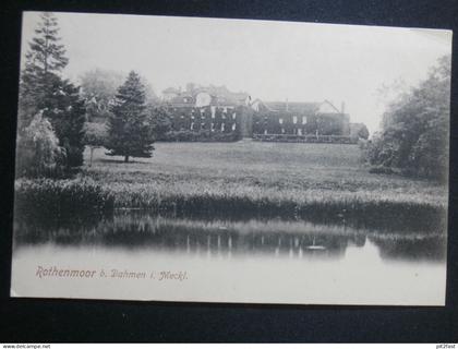 Rothenmoor b. Dahmen , ca. 1905 , Teterow Mecklenburg , Ansichtskarte , CPA , AK