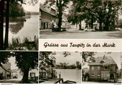 Teupitz Seepartie Dorfplatz Bootssteg Wohnhaus