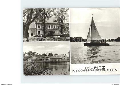 Teupitz Segelboot Kr Koenigs Wusterhausen Rathaus