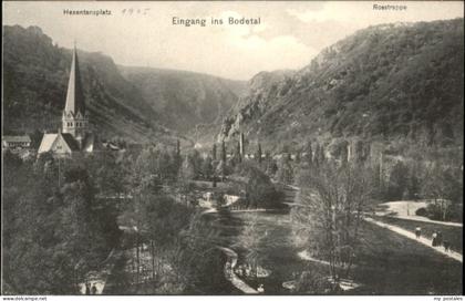 Thale Harz Thale Hexentanzplatz Bodetal Rosstrappe