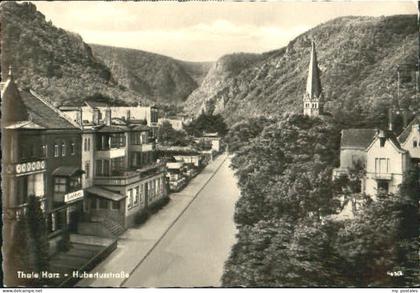 Thale Harz Thale Hubertusstrasse x 1961