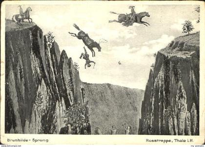 Thale Harz Thale Rosstrappe Brunhilde-Sprung