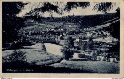 CPA Wasungen im Thüringer Wald, Wasungen a. d. Werra, Panorama