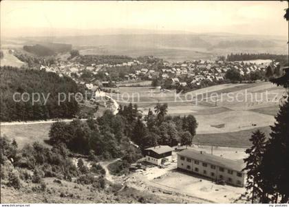 Frankenhain Thueringen Blick vom Eisenberg