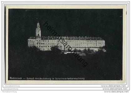 Rudolstadt - Schloss Heidecksburg bei Nacht