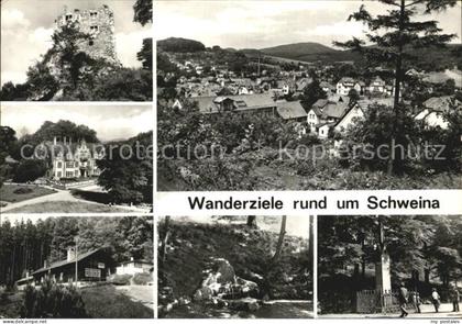 Schweina Bad Liebenstein Ruine Liebenstein Schloss Altenstein Lutherbrunnen Luth