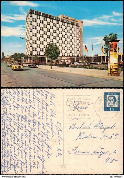 Tiergarten-Berlin InterContinental Berlin - ehem. Berlin Hilton Hotel 1962/1965
