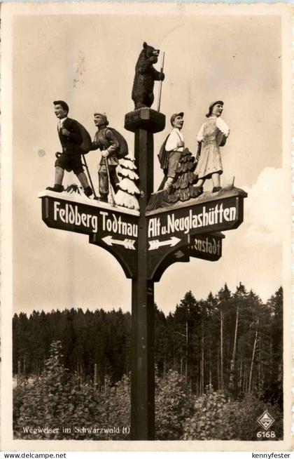 Feldberg Todtnau - Wegweiser