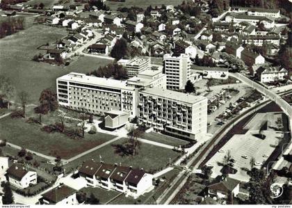 Traunstein  Oberbayern Stadtkrankenhaus Traunstein Fliegeraufnahme