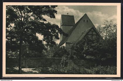 AK Blankensee b. Trebbin, Blick zur Dorfkirche