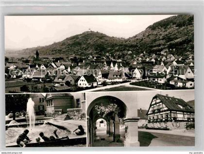 Hirschau Tuebingen Gesamtansicht Brunnen