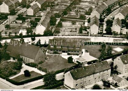 Frelenberg Fliegeraufnahme mit Kaufhaus Scharf