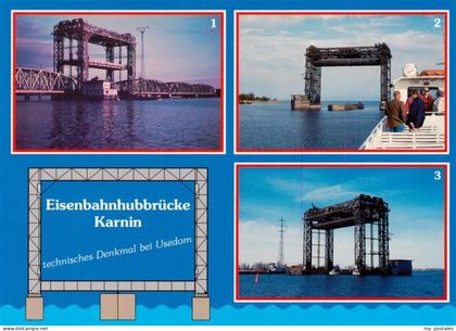 Karnin Usedom Mecklenburg-Vorpommern Eisenbahnhubbruecke Hubbruecke Usedom Stett