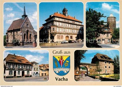 Vacha Kapelle Rathaus Burgturm Markt Burg Wendelstein Wappen