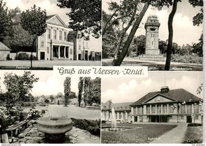 Viersen Festhalle Aussichtsturm Stadtgarten Bahnhof